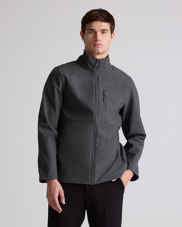 Quince Softshell Fleece-Lined Full-Zip Jacket