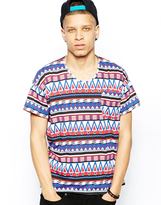 Thumbnail for your product : American Apparel Oversize T-Shirt With Geo-Tribal Print