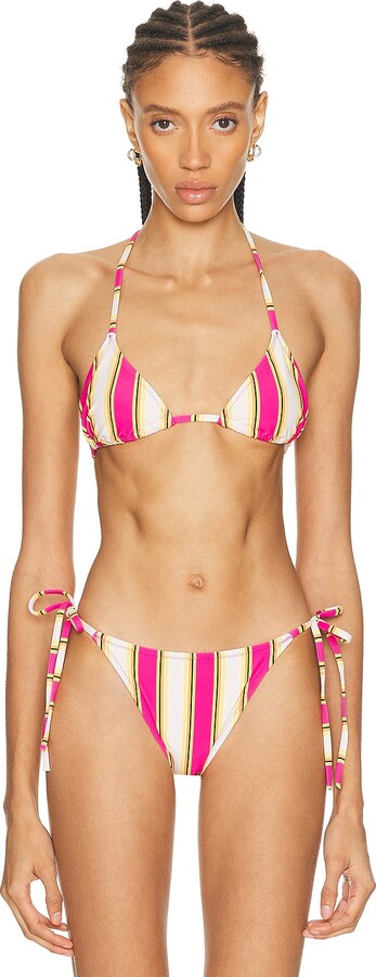 Solid & Striped The Iris Top in Pink, Cream