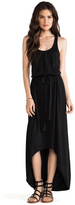 Thumbnail for your product : Michael Stars Sleeveless Scoop Neck Racerback Hi-Low Maxi