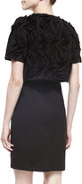 Thumbnail for your product : Josie Natori 3D Textured Cropped Jacket