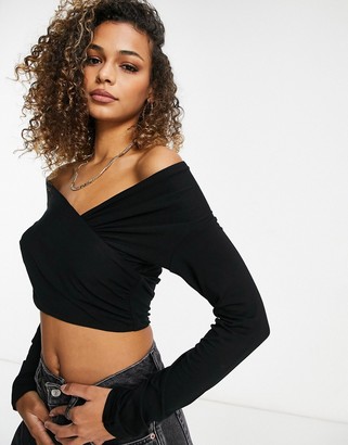 cross over bardot top