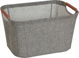 Thumbnail for your product : Household Essentials Small Tapered Soft-Side Storage Bin with Wood Handles
