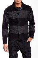 Thumbnail for your product : PRPS Stripe Regular Fit Shirt Jacket