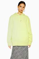 Thumbnail for your product : Topshop Neon Relaxed Hoodie