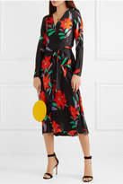 Thumbnail for your product : Diane von Furstenberg Tilly Floral-print Silk Crepe De Chine Wrap Dress