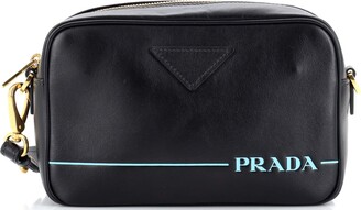 Prada City Calf Leather Black Crossbody Flap Bag – Queen Bee of