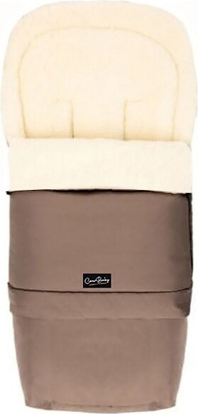 Cover Baby LLC Cover Baby 0-3 Years Scandinavian Organic Wool Adjustable Footmuff in Beige