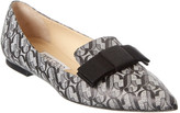 Thumbnail for your product : Jimmy Choo Gala Glitter Leather Flat