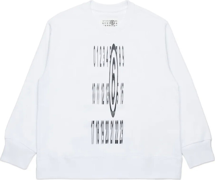 MM6 MAISON MARGIELA Kids Logo-Print Sweatshirt