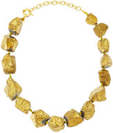 Thumbnail for your product : Panacea Golden Nugget Collar Necklace