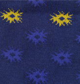 Thumbnail for your product : Paul Smith Star-Patterned Cotton-Blend Socks