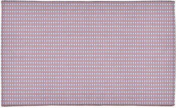 East Urban Home Geometric Handmade Pink/Blue Area Rug