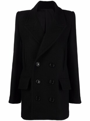 AMI Paris Tailored Double-Breasted Coat - ShopStyle