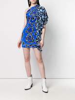Thumbnail for your product : Just Cavalli draped one shoulder dress