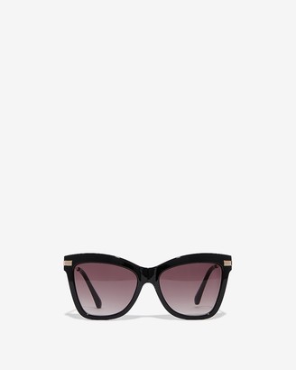 Express Metal Frame Cat Eye Sunglasses