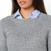 Thumbnail for your product : La Redoute R essentiel Round Neck Patterned Knit Sweater
