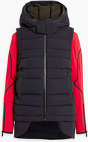 Thumbnail for your product : TEMPLA Convertible quilted shell and jersey hooded down ski jacket
