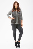 Thumbnail for your product : Forever 21 FOREVER 21+ Metallic Knit Top