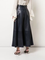 Thumbnail for your product : KHAITE Selma wide-leg flared trousers