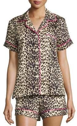 BedHead Wild Thing Printed Shorty Pajama Set, Leopard
