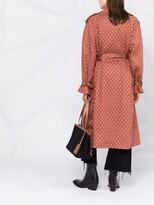 Thumbnail for your product : Manuel Ritz Lined Polka-Dot Trench Coat