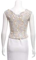 Thumbnail for your product : Simone Rocha Brocade Floral Crop Top