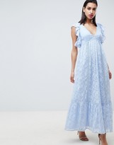 Thumbnail for your product : Forever New Embroidered Maxi Dress with Ruffle Detail