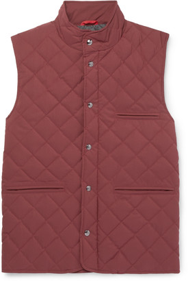 Isaia Quilted Wool-Blend Gilet