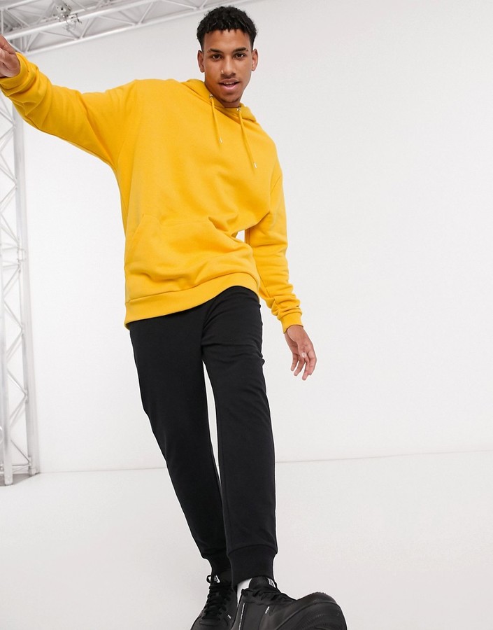 mustard colour hoodie mens