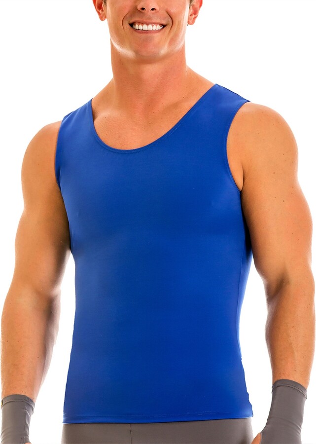 Instaslim Men's Compression Activewear Muscle Tank Top