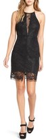 Thumbnail for your product : Astr Women's Illusion Lace Body-Con Minidress