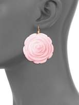 Thumbnail for your product : Annette Ferdinandsen Flora Camellia Blossom & 18K Yellow Gold Post Earrings