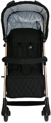 billie faiers mb51 rose gold black quilted stroller