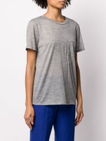 Thumbnail for your product : Theory round neck front pocket T-shirt