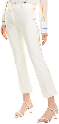 derek lam 10 crosby cropped flare trousers