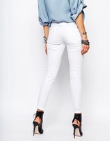 Thumbnail for your product : Noisy May Devil High Waist Skinny Jeans With Slit Knees