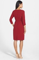 Thumbnail for your product : Adrianna Papell Ruched Crepe Sheath Dress