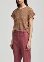 Thumbnail for your product : Etoile Isabel Marant Bering Ribbed Linen Sweater Ochre
