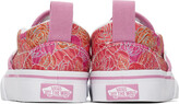Thumbnail for your product : Vans Baby Pink Slip-On V Sneakers