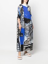 Thumbnail for your product : Daniela Gregis Graphic-Print Silk Dress