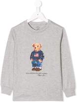 Thumbnail for your product : Ralph Lauren Kids bear print T-shirt
