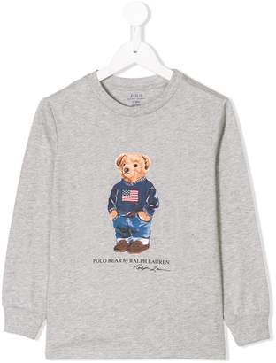 Ralph Lauren Kids bear print T-shirt