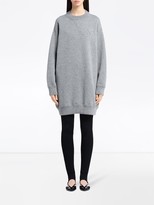Thumbnail for your product : Prada Long-Sleeved Cashmere Crew-Neck Dress