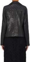 Thumbnail for your product : Barneys New York Women's Leather Moto Jacket - Black