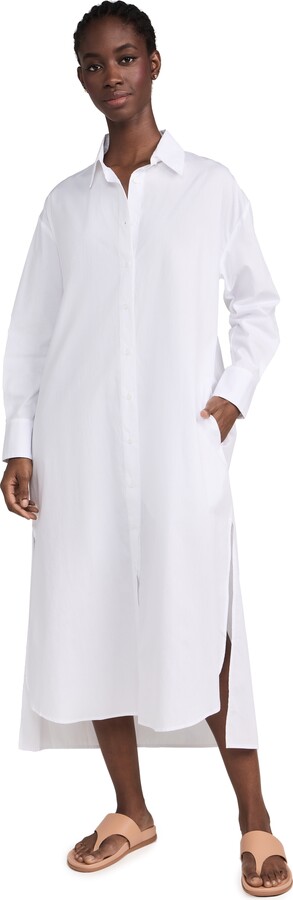 Enza Costa Poplin Shirtdress