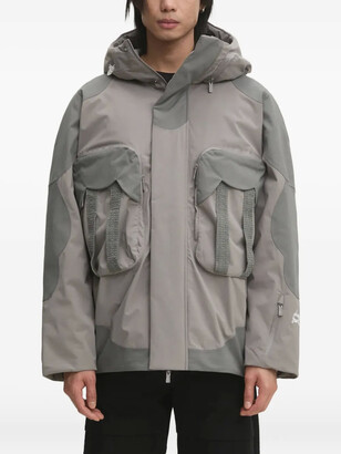 A. A. Spectrum Off-White Down Croppuff Jacket - ShopStyle