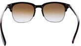 Thumbnail for your product : Bottega Veneta Intrecciato Clubmaster Sunglasses