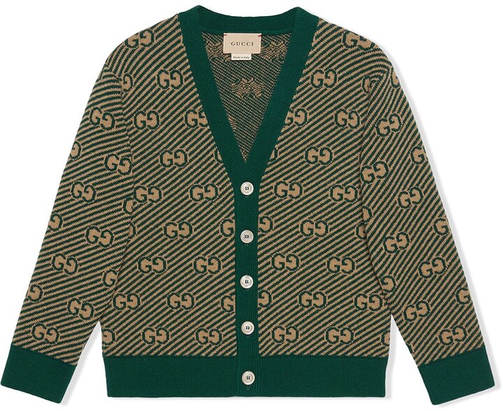 children's gg wool cardigan