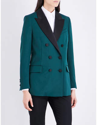 Racil Cambridge wool tuxedo jacket